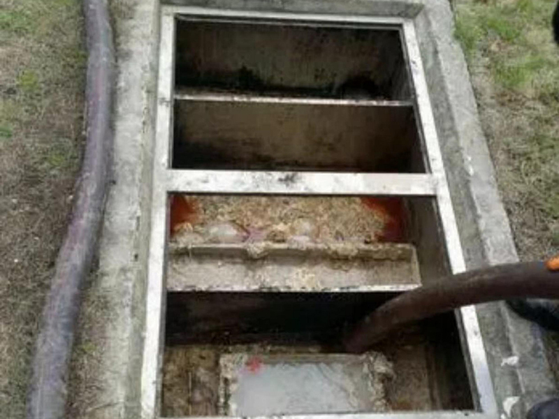 清河门隔油池清理